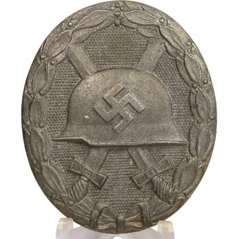 Золотая степень знака  За ранение  L/10 Deschler & Sohn. Espenlaub militaria