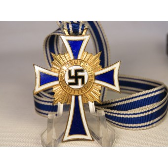 Cruz de Oro de la Madre Alemana de 1938, en una caja. Klampt und Söhne. Espenlaub militaria