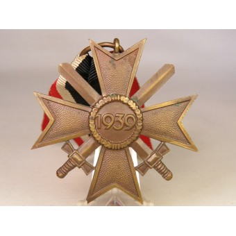 KVK II, 1939 croix de 2ème classe avec des épées. 45 Franz Jungwirth. Espenlaub militaria