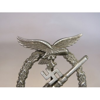 Luftwaffe Flakkampfabzeichen GWL- Kriegsmetall. Espenlaub militaria