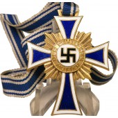 Mutterkreuz 1938 en Oro. Cruz honorífica de la madre alemana