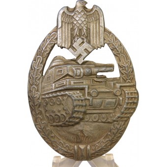 Panzerkampfabzeichen - PAB door Alois Retsmeier. Bronzen. Espenlaub militaria