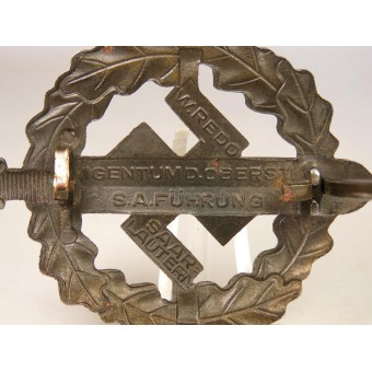 SA Sportabzeichen Bronze. Hersteller: W. Redo. Espenlaub militaria