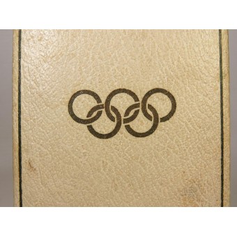 The 1936 Olympic Games in Berlin medal, in the original box of issue. Espenlaub militaria
