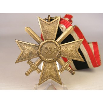 Guerra al Merito Croce con Spade 1939 - 6. Fritz Zimmermann. Espenlaub militaria