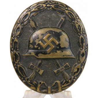 Ferita distintivo 1939 a caratteri neri übergröße Deschler.. Espenlaub militaria