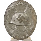 Серебряная степень знака "За ранение" 1939-"30"-Hauptmünzamt. Цинк