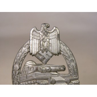 WW2 German Tank assault badge PAB in silver- W. Deumer. Espenlaub militaria