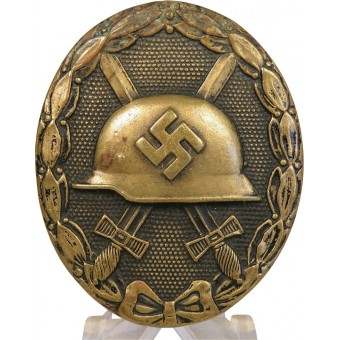 WW2 German wound badge in black. Third class. Espenlaub militaria