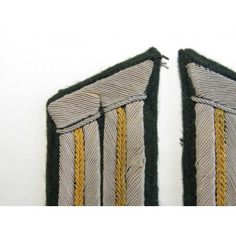 Yellow hilo caballería túnica pestañas de collar Wehrmacht blindados de reconocimiento / suprimido. Espenlaub militaria
