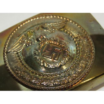 SA der NSDAP brass buckle with a separate front plate. Mint. Original package.. Espenlaub militaria