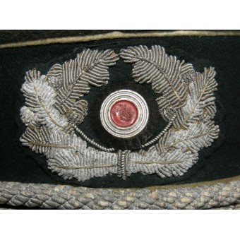 Salty Wehrmacht-Peküro infantry officers visor cap. Espenlaub militaria