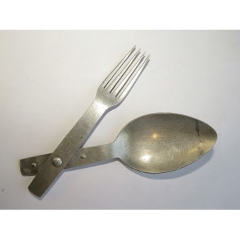 WW2 German soldiers field Fork-Spoon Eating Utensil,  W.J.S 39. Espenlaub militaria