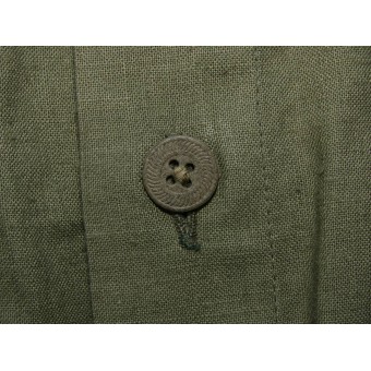 Tysk tropisk skjorta från andra världskriget, DAK. Praktiskt taget oanvänt skick.. Espenlaub militaria
