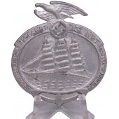 Terzo Reich - Distintivo della Giornata della navigazione tedesca. Tag der Deutschen Seefahrt