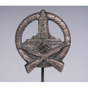 Un membro del sindacato dei soldati tedeschi - distintivo di ripresa, argento. Espenlaub militaria
