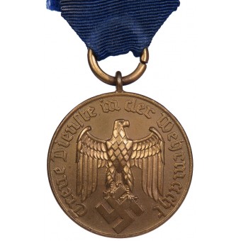 Medalj för 12 års tjänstgöring i Wehrmacht. Dienstauszeichnung 3. Klasse für 12 Jahre. Espenlaub militaria