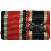 Ribbon bar of the War Merit Cross with Swords and the 1939 Iron Cross