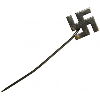 Simpatizante insignia del partido NSDAP en la forma de una cruz gamada. Espenlaub militaria