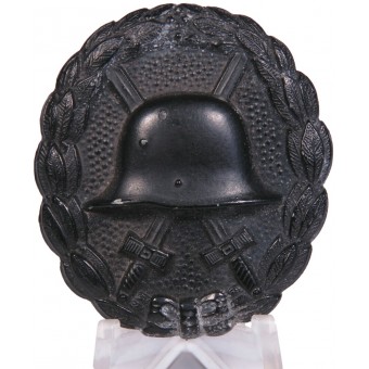Badge Wound 1918. Verwundetenabzeichen 1918. Noir année. Espenlaub militaria