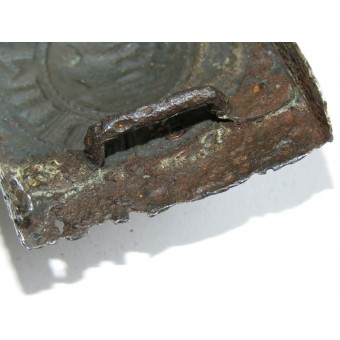 Gott mit uns buckle, steel, Battlefield found. Espenlaub militaria