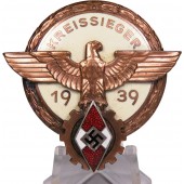 3. Reich Kreissiegerabzeichen 1939. H Aurich Dresden