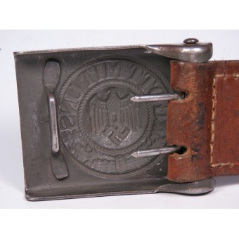 Cinturón de combate del soldado de la Wehrmacht. cinturón de cuero, 88 cm. Espenlaub militaria