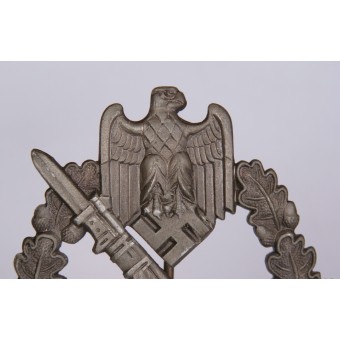 Insignia de asalto de infantería de bronce - Zimmermann, Fritz. menta. Espenlaub militaria