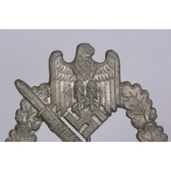 Insignia de asalto de infantería de Funke & Brüninghaus con engaste. Espenlaub militaria