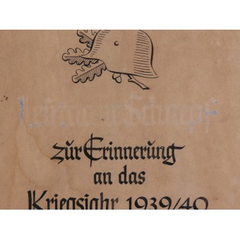 Plaque commémorative en bois au lieutenant Schnepf B.E.B. 5 Schw-Gmünd. Espenlaub militaria