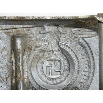 Boucle SS Waffen SS en aluminium SS 36/40 RZM. Espenlaub militaria