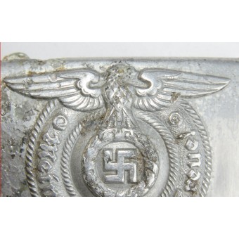 Boucle SS Waffen SS en aluminium SS 36/40 RZM. Espenlaub militaria