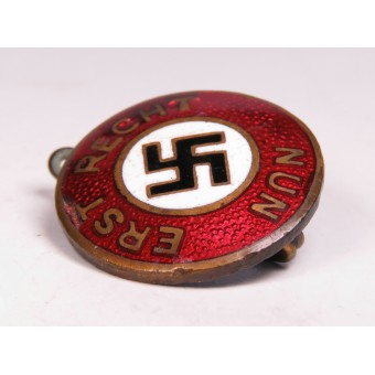 Nazi Sympathizer Badge, een unieke vroege Nun Erst ReCht -badge door Schanes Wien. Espenlaub militaria