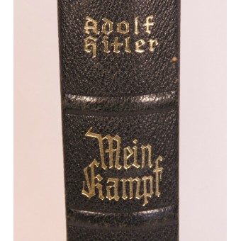 Adolf Hitlers bok Mein Kampf - 1938 års bröllopsutgåva, Stadt Stuttgart. Espenlaub militaria