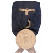 4 Jahre treue Dienste in der Wehrmacht Medaille на колодке с орлом
