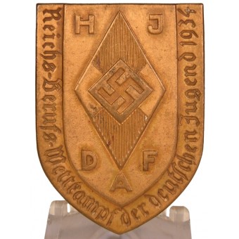 Torneo DAF en 1934 sobre la idoneidad profesional de las juventudes nazis. Espenlaub militaria