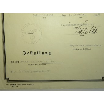 Fliegererinnerungsabzeichen Juncker y un conjunto de documentos para Oberfeldwebel Heinz Köhler. Espenlaub militaria