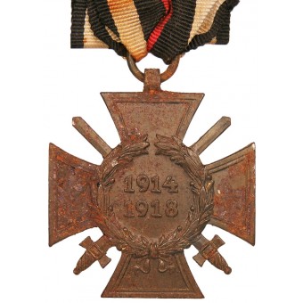 Hindenburgkreuz 1914-18 Ehrenkreuz mit Schwertern, bezeichnet O 11.. Espenlaub militaria
