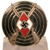 Стрелковый знак Hitler-Jugend -HJ Schießauszeichnung M 1/ 77 RZM