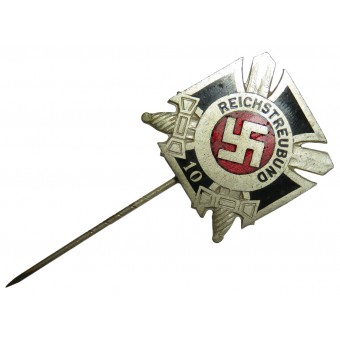 10 лет членства Знак бывших профессиональных солдат- Reichstreubund. Espenlaub militaria