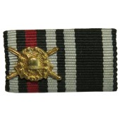 Ribbon bar för en veteran från första världskriget med en Woundbadge gold grade