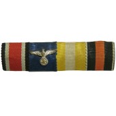 Barrette de ruban d'ancien combattant silésien de la Première Guerre mondiale. Croix de fer