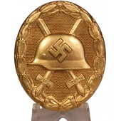 Verwundetenabzeichen 1939 i guld Buntmetall