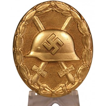 Verwundetenabzeichen 1939 i guld Buntmetall. Espenlaub militaria