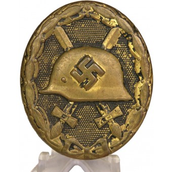 Verwundetenabzeichen in Schwarz EH, early rare type. Espenlaub militaria