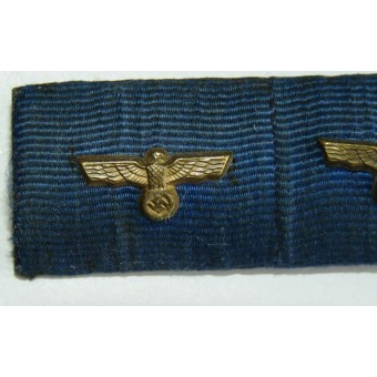 Выслужная наградная колодка Вермахт с двумя орлами. Espenlaub militaria