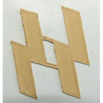 Collar tabs or breast runes SS officer insignia templates. Espenlaub militaria