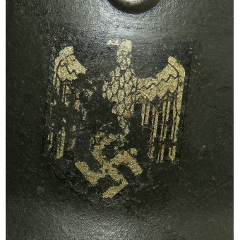Wehrmacht Heerin teräskypärä m40, Q62 SD. Vuoden 1942 painos. Espenlaub militaria