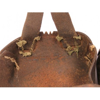 Bolsa de munición del Ejército Rojo M1938. Salado. Daños, reparaciones. Espenlaub militaria