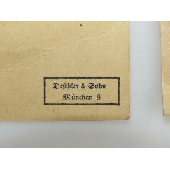 Ungewöhnliche Verpackung für das Kriegsverdienstkreuz 1939 ohne Schwerter